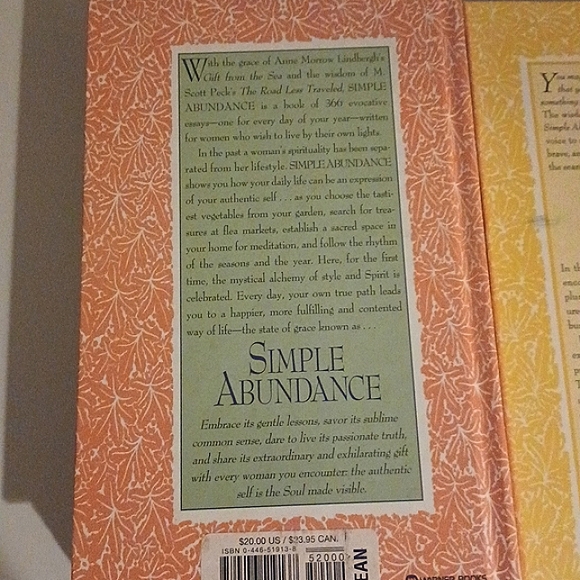 Sarah ban breathnach hardback books something more and simple abundance - Picture 2 of 9